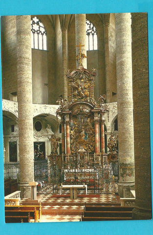 AK Salzburg. Franziskanerkirche. Hochaltar.
