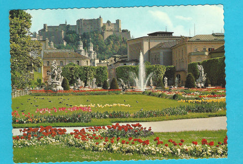 AK Salzburg. Mirabellgarten.