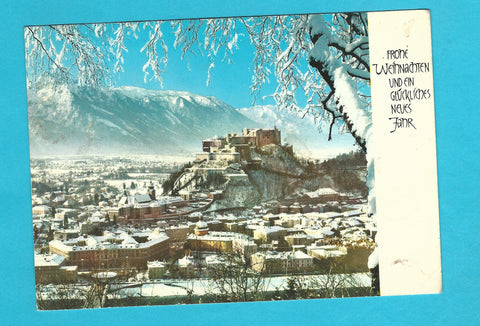 AK Salzburg. Frohe Weihnachten und ein glückliches Neues Jahr.