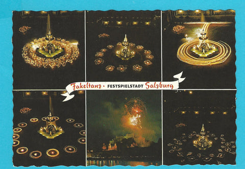 AK Festspielstadt Salzburg. Fakeltanz.