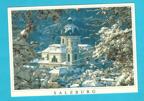 AK Salzburg im Winter.