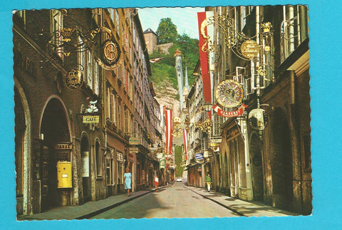 AK Salzburg. Getreidegasse.