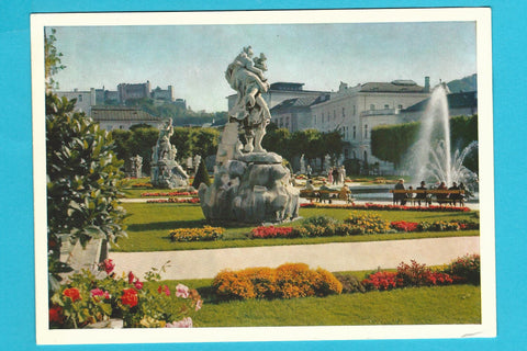 AK Salzburg, Mirabellgarten.