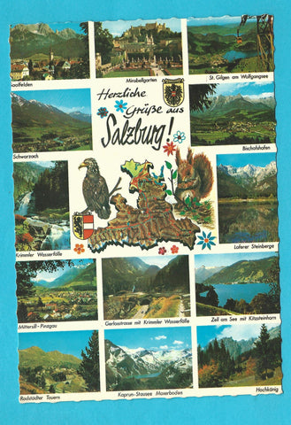 AK Herzliche Grüße aus Salzburg.