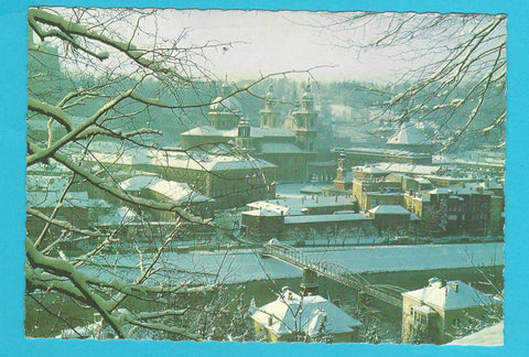 AK Salzburg im Winter.