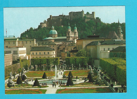 AK Salzburg. Mirabellgarten.
