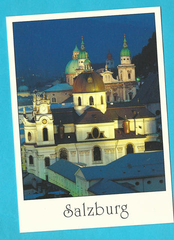 AK Salzburg - Kollegienkirche mit Dom.