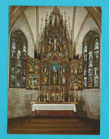 AK Salzburg. Nonnberg. Hochaltar der Abteikirche.