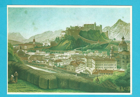 AK Salzburg vom Kapuzinerberg. Joh. Fischbach.