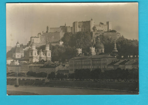 Muster-AK Salzburg mit Festung. Kellner Verlag.