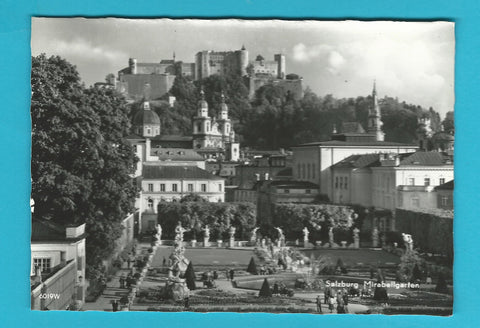 AK Salzburg. Mirabellgarten.