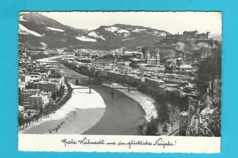 AK Salzburg. Frohe Weihnachten...