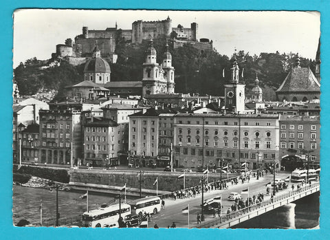 AK Salzburg, Staatsbrücke.