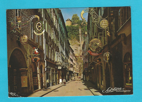 AK Salzburg. Getreidegasse.