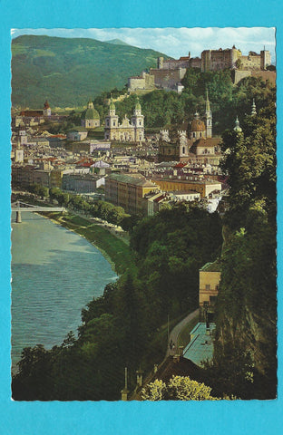 AK Salzburg. Altstadt und Salzach, gesehen von Mülln.