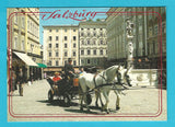 AK Salzburg. Alter Markt mit Fiaker.