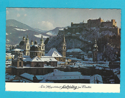 AK Salzburg im Winter.