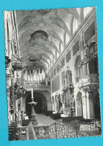 AK Salzburg, Erzabtei St. Peter. Hauptschiff der Abteikirche.