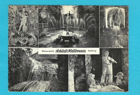 AK Wasserspiele Schloß Hellbrunn. Salzburg.