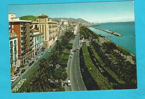 AK Salerno. Lungomare Trieste e Via Roma.