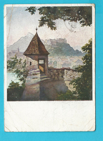 AK Salzburg vom Imberg.