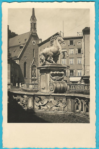 AK Salzburg. Pferdeschwemme. (1931)