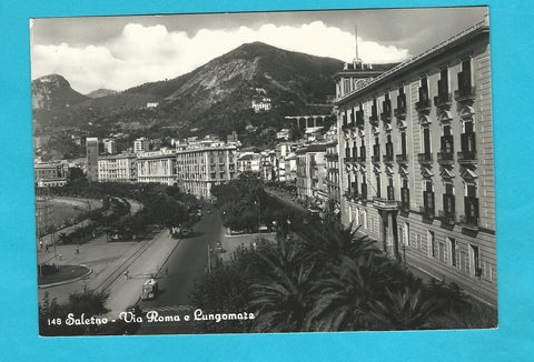 AK Salerno - Via Roma e Lungomare.
