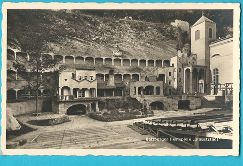 AK Salzburger Festspiele Fausstadt. (1937)