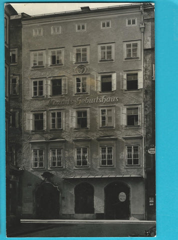 AK Salzburg. Mozarts Geburtshaus.