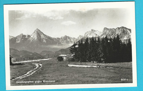 AK Gaisbergspitze gegen Watzmann.