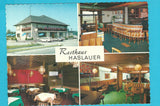 AK Salzburg. Rasthaus Haslauer an der Grenzstation Saalbrücke. Münchner Bundesstr. 139.