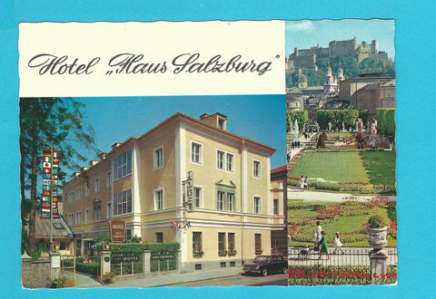 AK Salzburg. Hotel Haus Salzburg. Paracelsusstraße 9.