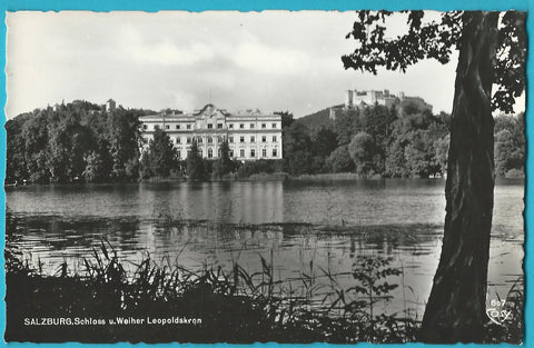 AK Salzburg. Schloss u. Weiher Leopoldskron.