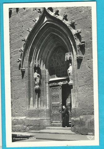 AK Salzburg. Franziskanerkirche.