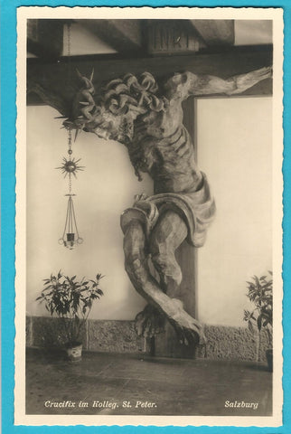 AK Crucifix im Kolleg. St. Peter. Salzburg.