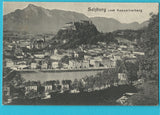 AK Salzburg vom Kapuzinerberg.