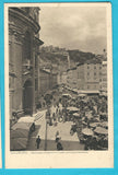 AK Salzburg - Universitätsplatz und Collegiumkirche.