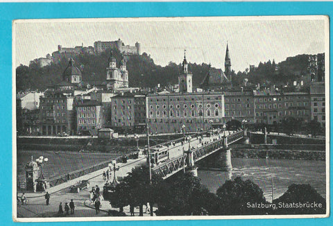 AK Salzburg, Staatsbrücke.