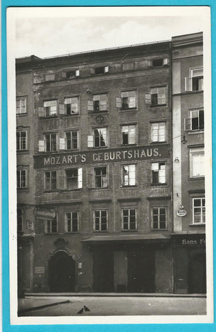 AK Salzburg. Mozarts Geburtshaus.