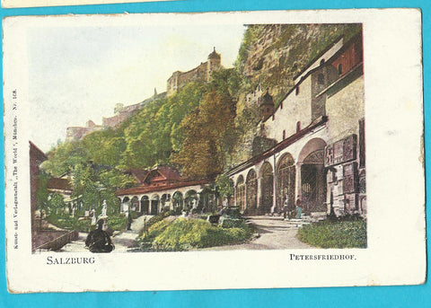 AK Salzburg. Petersfriedhof.