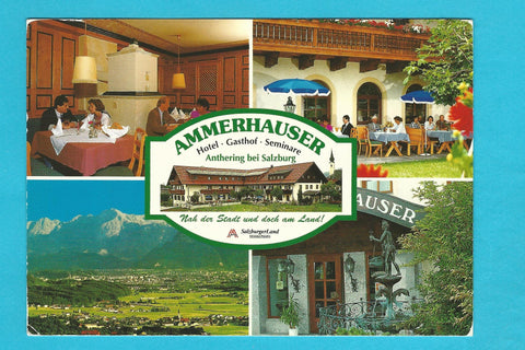 AK Anthering bei Salzburg. Hotel Gasthof Ammerhauser.