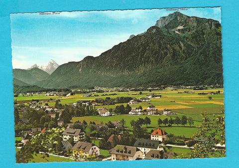 AK Anif und Grödig gegen den Watzmann und Untersberg.