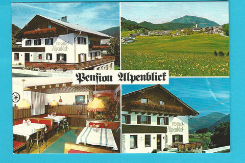 AK Faistenau 11. Pension Alpenblick G. u. M. Schmeißner.