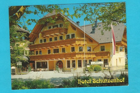 AK Fuschl am See. Hotel Schützenhof Familie Franz u. Petra Vogl.