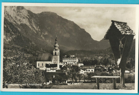 AK Grossgmain mit Untersberg.