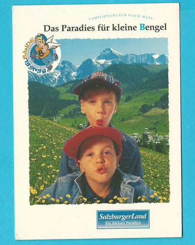 AK Familienurlaub nach Mass Das Paradies für kleine Bengel. Hallwang bei Salzburg.