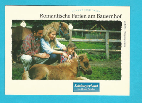 AK Ins Land einischaun. Romantische Ferien am Bauerhof. Hallwang bei Salzburg.