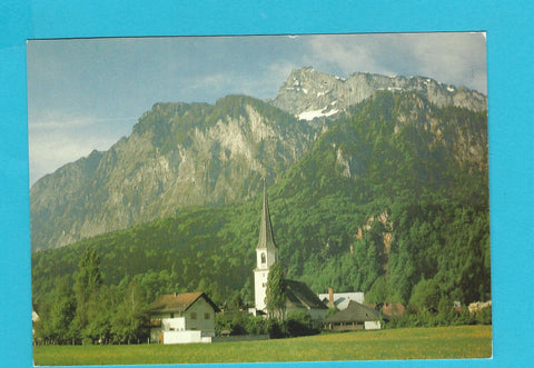 AK Grödig mit Untersberg.