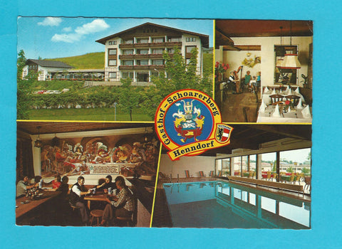 AK Henndorf am Wallersee. Gasthof Schoarerberg.