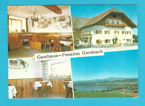 AK Henndorf 15. Gasthaus Gersbach. Bes. R. u. A. Hartl.